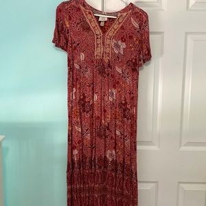Knox Rose Bohemian women’s midi dress
